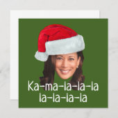 Kamala Weihnachtsmannmütze - Harris 2024 lustiger (Vorne/Hinten)