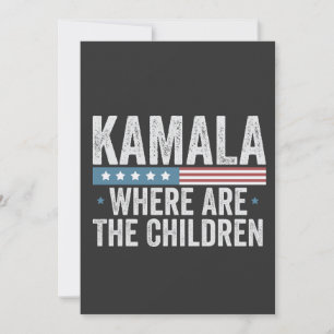 Kamala Wo sind die Kinderwahlen? Einladung