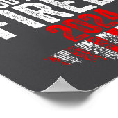 Kamala You're Fired Funny Anti Kamala Harris Elect Poster (Ecke)