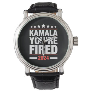 Kamala You're Fired Kamala Harris 2024 Armbanduhr