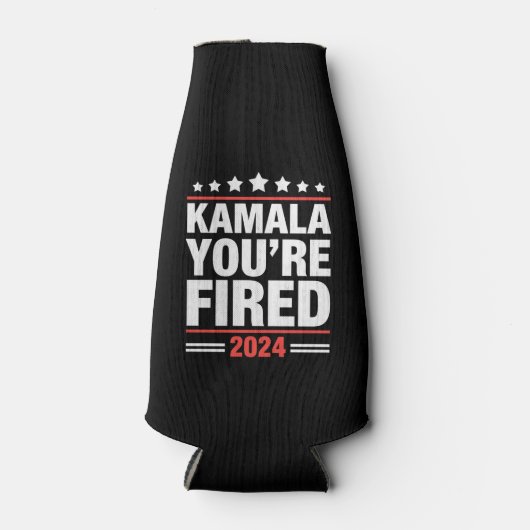 Kamala You're Fired Kamala Harris 2024 Flaschenkühler (Vorderseite)