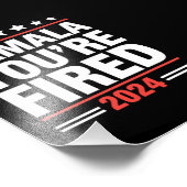 Kamala You're Fired Kamala Harris 2024 Fotodruck (Ecke)