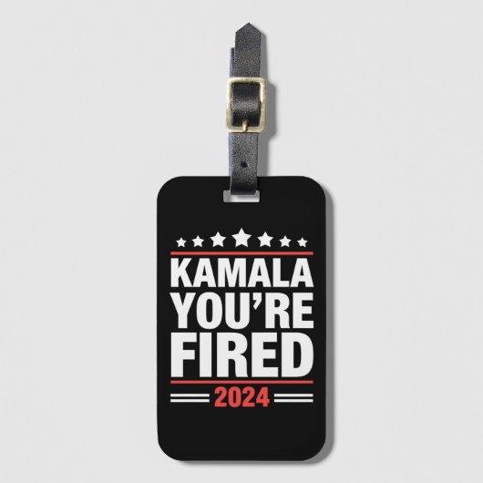 Kamala You're Fired Kamala Harris 2024 Gepäckanhänger (Vorderseite Vertikal)