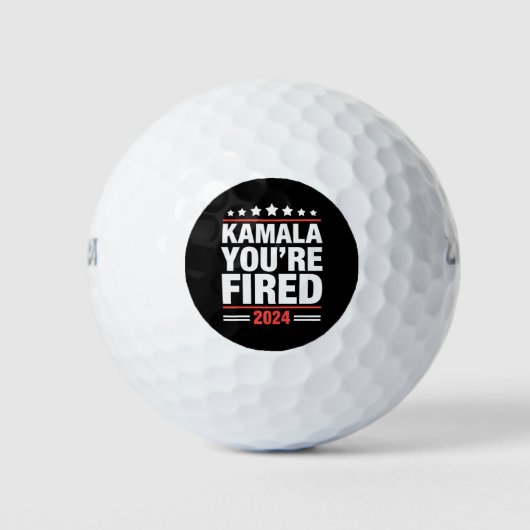 Kamala You're Fired Kamala Harris 2024 Golfball (Vorderseite)