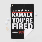 Kamala You're Fired Kamala Harris 2024 Golfhandtuch (Insitu)