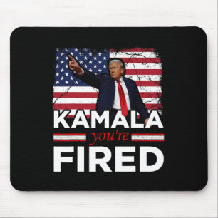 Kamala You're Fired Lustig  Mousepad