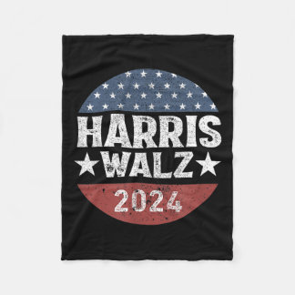 Kamalaharris Timwaltz 2024 Abstimmung Fleecedecke
