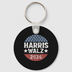 Kamalaharris Timwaltz 2024 Abstimmung Schlüsselanhänger