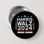 KamalaHarris TimWaltz 2024 Button (Vorne & Hinten)