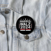 KamalaHarris TimWaltz 2024 Button (Beispiel)