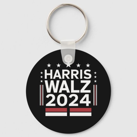 KamalaHarris TimWaltz 2024 Schlüsselanhänger (Vorderseite)