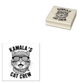 Kamalas Cat Crew Election Cat Lady Geschenk Gummistempel (Stempel)