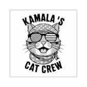 Kamalas Cat Crew Election Cat Lady Geschenk Gummistempel (Prägung)