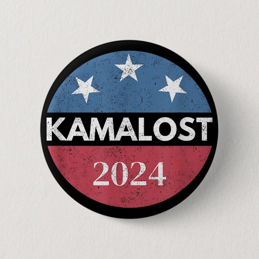 Kamalost Harris verlor 2024 Trump gewann 47. Präsi Button (Vorderseite)