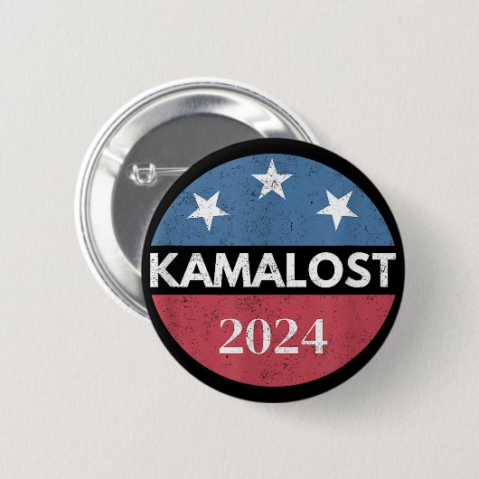 Kamalost Harris verlor 2024 Trump gewann 47. Präsi Button (Vorne & Hinten)