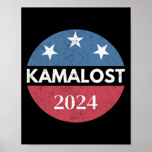 Kamalost Kamala verlor die Wahl, Trump gewann die Poster