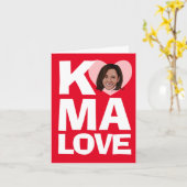 KamaLove Valentine Karte (Gelbe Blume)