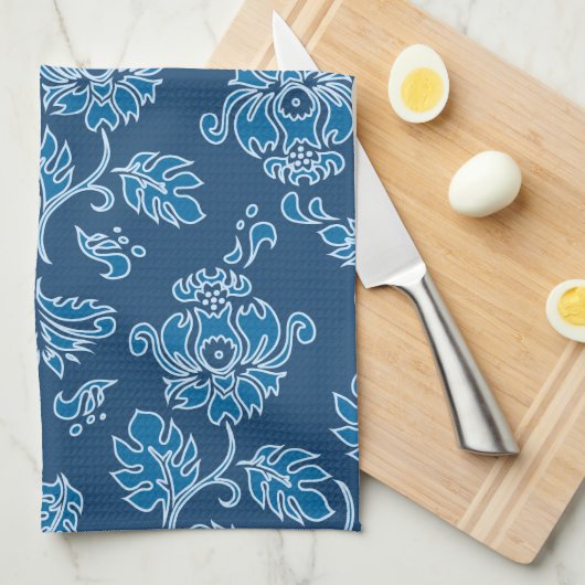 Kamaole Hawaii Tropical Floral Kitchtuch Handtuch (Viertel Falte)