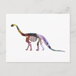 Kamarasaurus-Skelett Postkarte