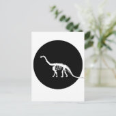 Kamarasaurus-Skelett Postkarte (Stehend Vorderseite)