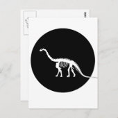 Kamarasaurus-Skelett Postkarte (Vorne/Hinten)