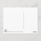 Kamargue-Hengst Postkarte (Rückseite)