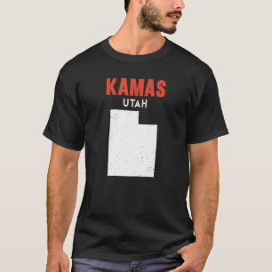 Kamas Utah USA Staat America Travel Utahan T-Shirt