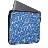 Kamawanu Edo-Stil Grafikmuster Laptopschutzhülle (Vorne Rechts)