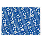 Kamawanu Edo-Style Graphic Pattern Große Geschenktüte (Rückseite)