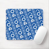 Kamawanu Edo-Style Graphic Pattern Mousepad (Mit Mouse)