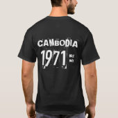 KAMBODSCHA 1971 T-Shirt (Rückseite)