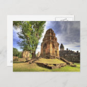 Kambodscha, Angkor. Aussicht auf den Tempel von Ba Postkarte (Vorne/Hinten)