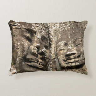 Kambodscha, Angkor Wat. Angkor Thom, Bayon Zierkissen