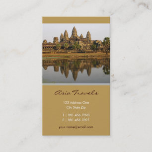 Kambodscha  Angkor Wat Foto Custom Visitenkarte