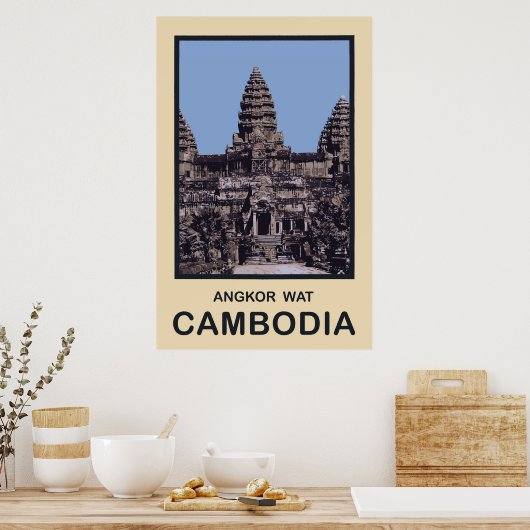 Kambodscha Angkor Wat Poster (Küche)