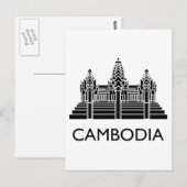 Kambodscha Angkor Wat Postkarte (Vorne/Hinten)