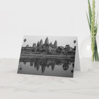 Kambodscha | Angkor Wat Travel B&W Foto Custom Car Karte