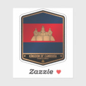 Kambodscha Aufkleber (Blatt)