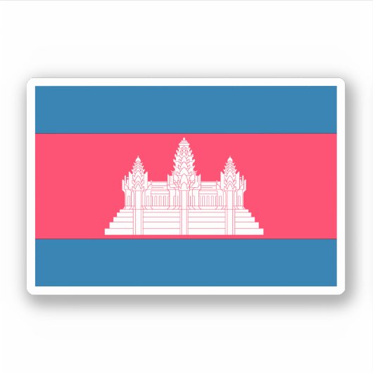 Kambodscha Aufkleber (Vorderseite)