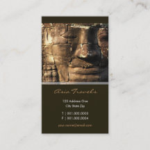 Kambodscha| Bayon Tempel Custom Foto Business Card