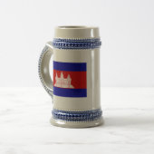 Kambodscha Bierglas (Vorderseite Links)