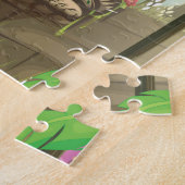 Kambodscha Buddah Vintage Reiseplakat Puzzle (Seite)