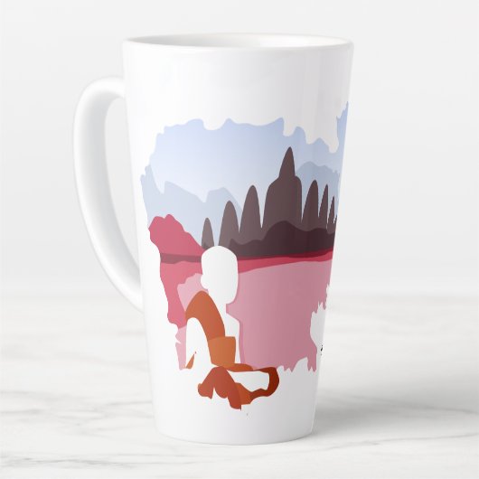 Kambodscha Erinnerungen Karte mit Mönch Personalis Milchtasse (Linke Ecke)