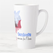 Kambodscha Erinnerungen Karte mit Mönch Personalis Milchtasse (Rechts)