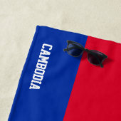 Kambodscha Flag Splendid Patriotic Strandtuch (Beispiel)