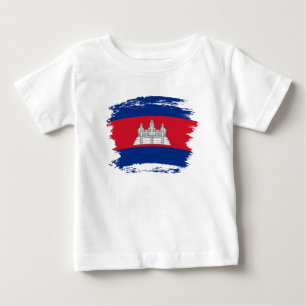 Kambodscha-Flagge Baby T-shirt