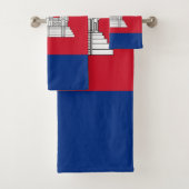 Kambodscha-Flagge Badhandtuch Set (Insitu)