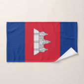Kambodscha-Flagge Badhandtuch Set (Handtuch)