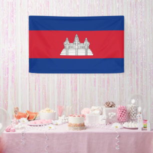 Kambodscha-Flagge Banner