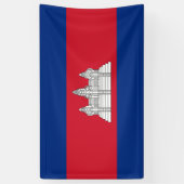 Kambodscha-Flagge Banner (Vertikal)